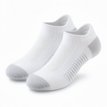Chaussettes basses 35-38 blanches en maille textile respirante pour sport