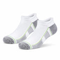 Chaussettes de sport 43-46 en maille blanche et grise respirantes