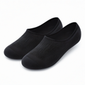 Chaussettes invisibles taille 35-38 en maille textile noire pour usage quotidien