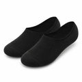 Chaussettes invisibles taille 35-38 en maille textile noire pour usage quotidien
