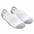 Chaussettes invisibles 39-42 en maille blanche et grise respirantes pour usage quotidien