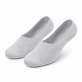 Chaussettes invisibles 39-42 en maille grises respirantes pour chaussures basses