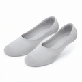 Chaussettes invisibles 39-42 en maille textile grises pour chaussures basses - légères et extensibles