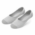 Chaussettes invisibles 39-42 en maille textile grises pour chaussures basses - légères et extensibles