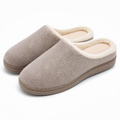 Chaussons femme taille 38/39 textile gris doublure douce pour intérieur